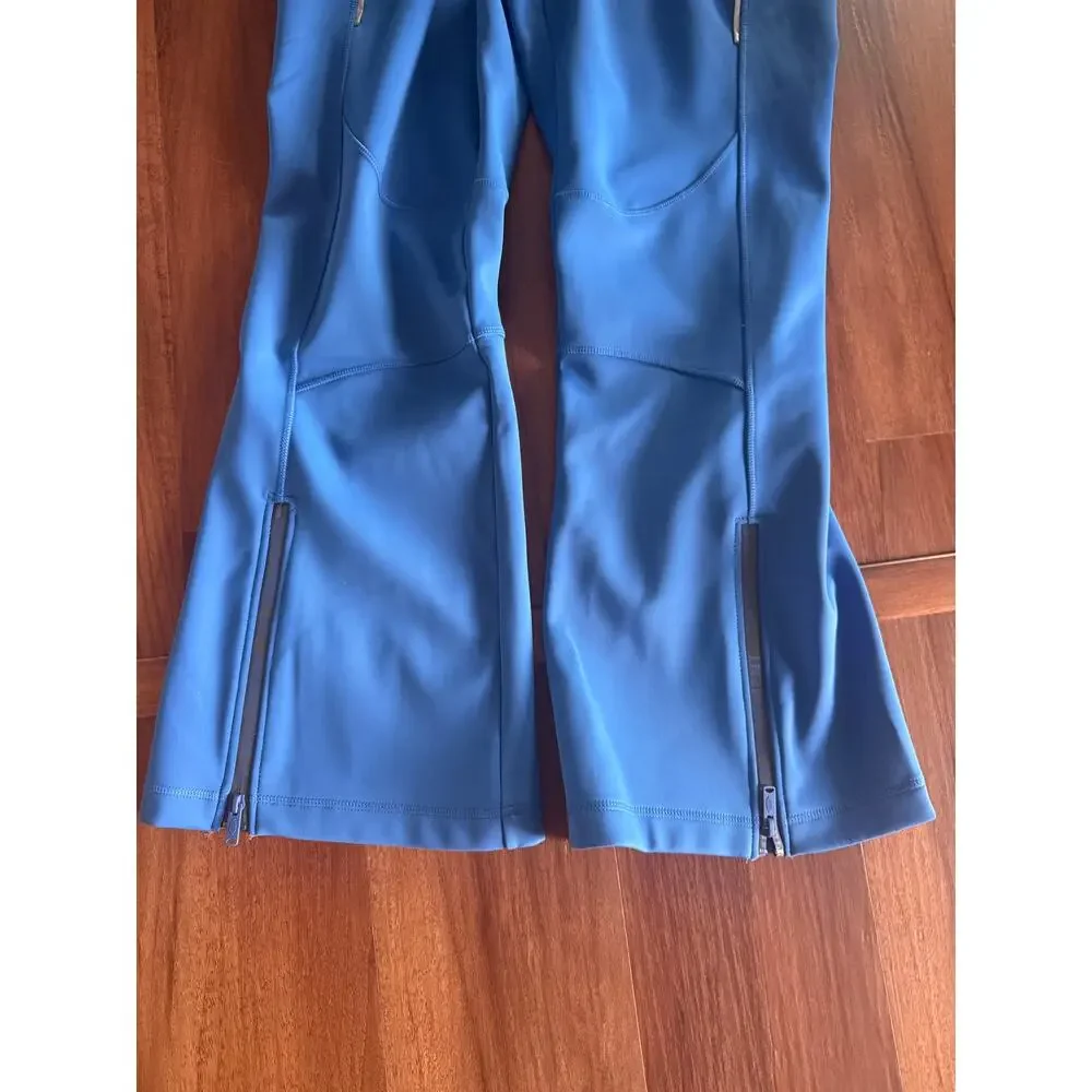 NWT Fp Movement Powder Vixen Softshell Bib Light Cobalt Sz XL Skiing Waterproof - Picture 6 of 12